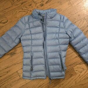 Charter Club Light Blue Puffer Jacket